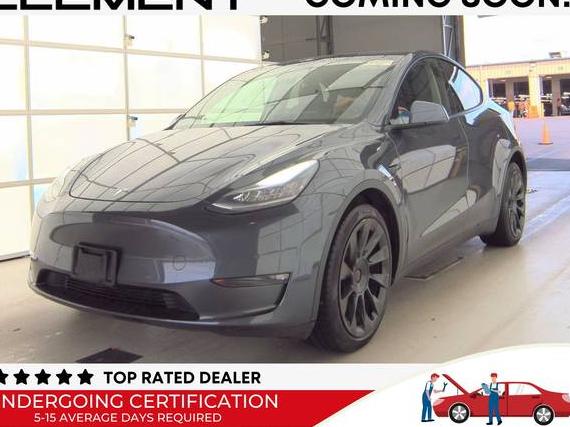 TESLA MODEL Y 2021 5YJYGDEE1MF184205 image